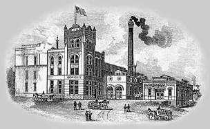 Etching of old Brewery