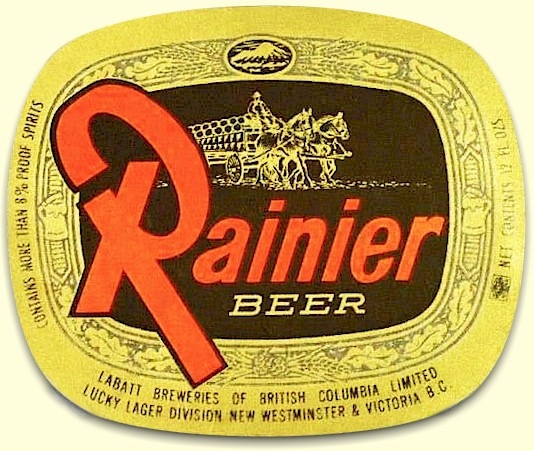 Last Rainier label used in British Columbia