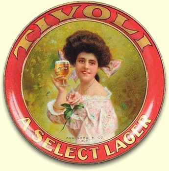 Tivoli Lager tip tray