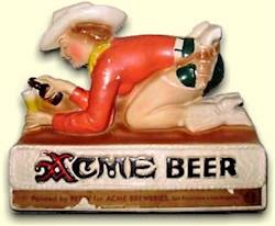 Acme back-bar figurine by Petty Acme back-bar chalk by Petty - image