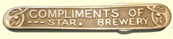 Star Brewery folding knife