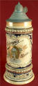 Olympia lidded beer stein, c.1898