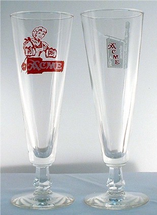Acme Pilsener style beer glasses
