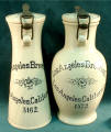 Los Angeles Brewing Co. Mettlach beer jugs